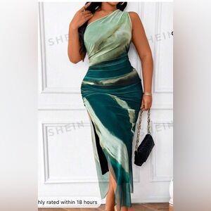 Green Gradient Dress